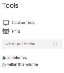 GVRL eBook Screenshot about Search within Publication